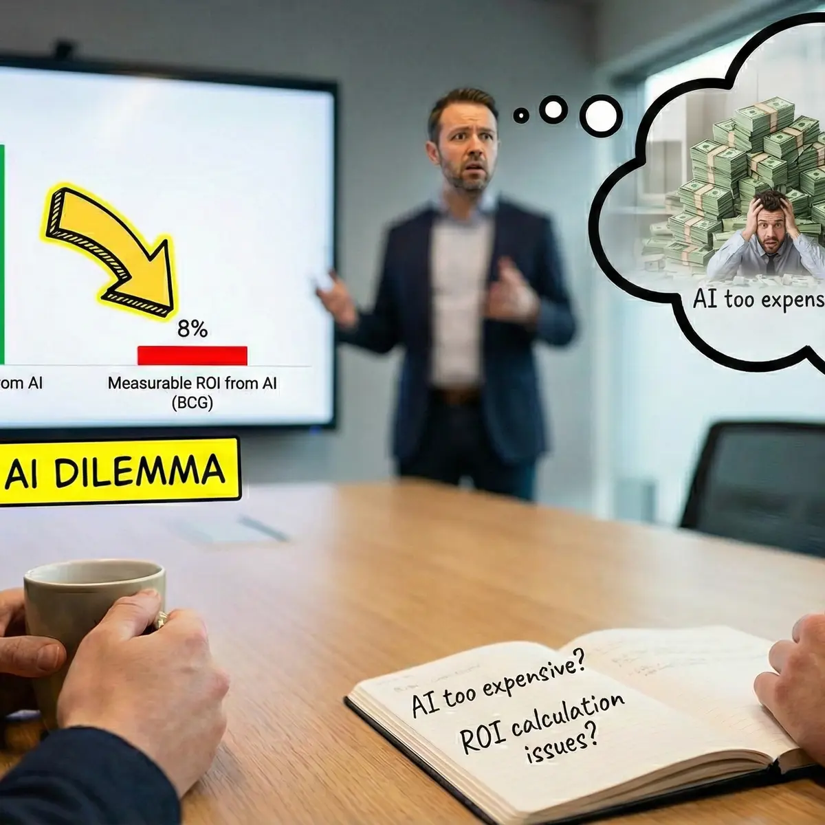 AI Productivity Gains vs. Measurable ROI: A Paradox Unveiled